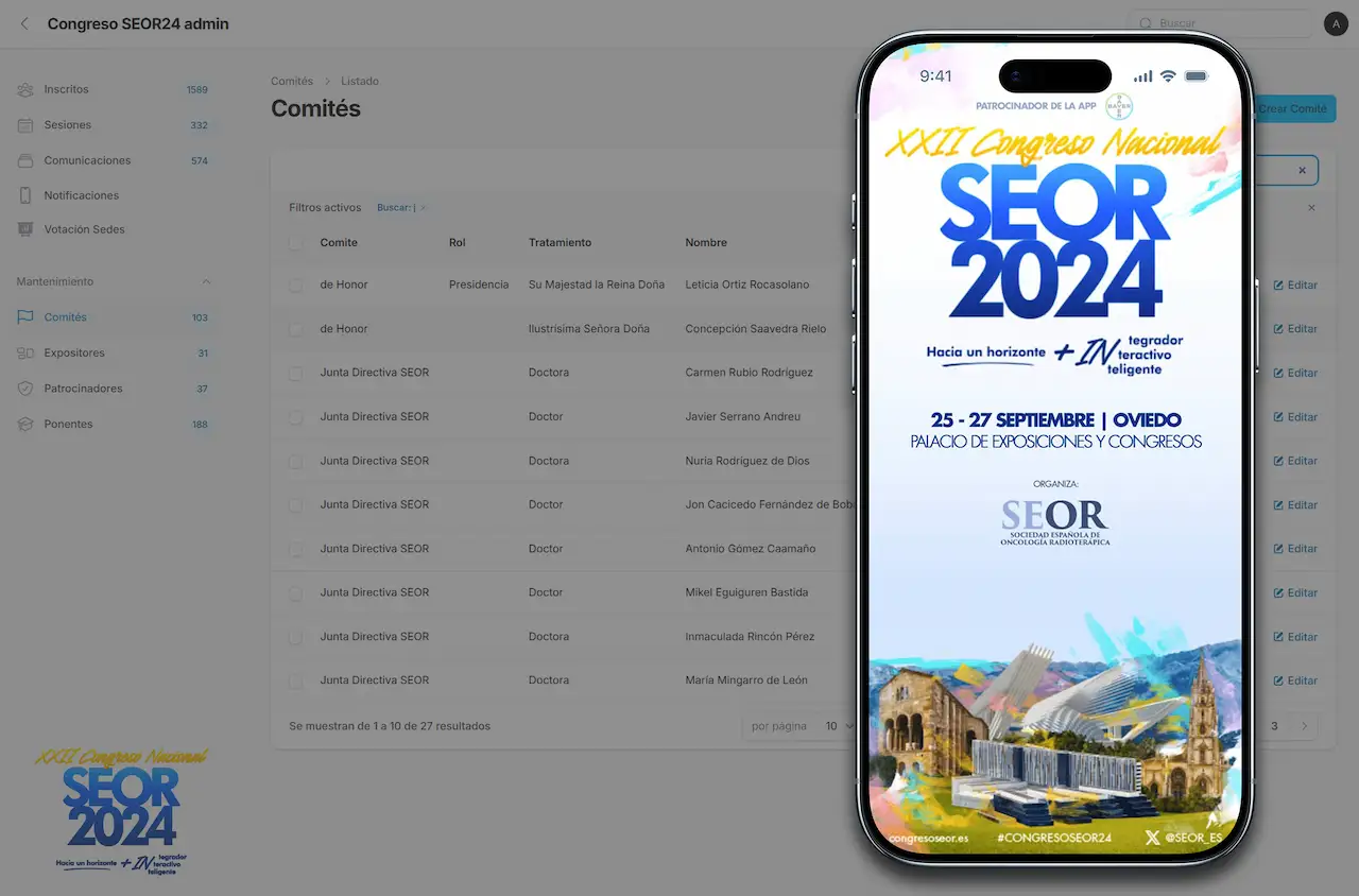 Aplicación móvil Seor Congreso
